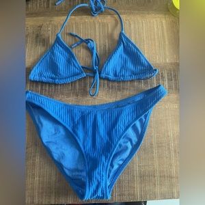 Triangl Vinca Arles rib blue bikini